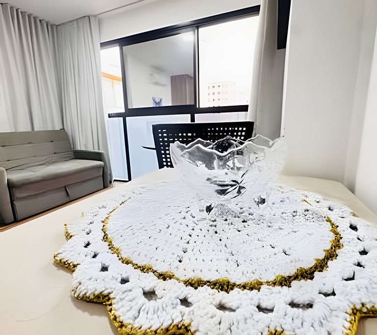 Suporte VIP: TOPstudio no Centro c/Piscina Jacuzzi