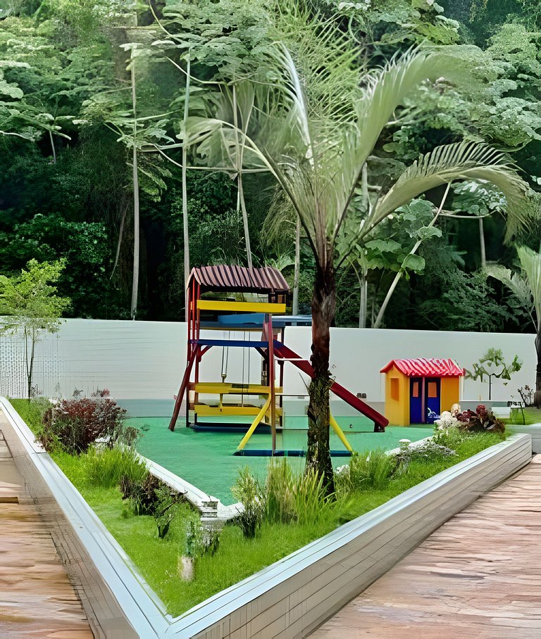 Apto com Lazer de Resort na Praia Grande