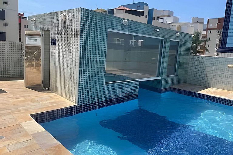 Apto com Lazer de Resort na Praia Grande