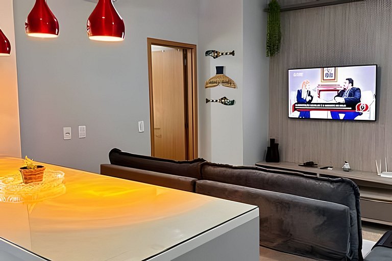 Maravilhoso Apartamento Cond. Frente Mar DNA Luxo!