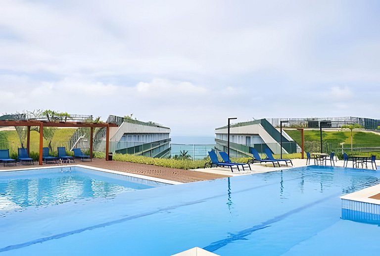 Maravilhoso Apartamento Cond. Frente Mar DNA Luxo!