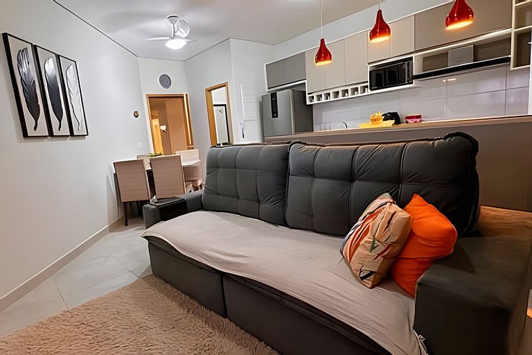 Maravilhoso Apartamento Cond. Frente Mar DNA Luxo!