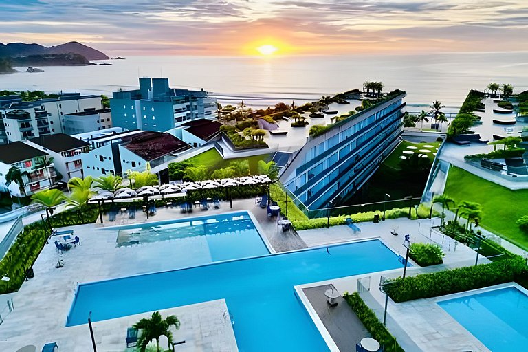 Maravilhoso Apartamento Cond. Frente Mar DNA Luxo!