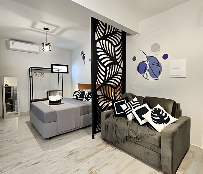 Loft Impecável com Hidro e Churrasqueira 3min Mar