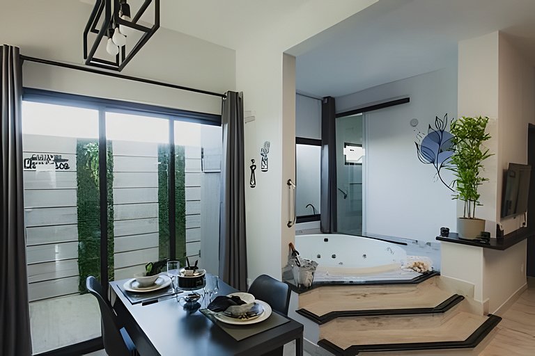 Loft Impecável com Hidro e Churrasqueira 3min Mar