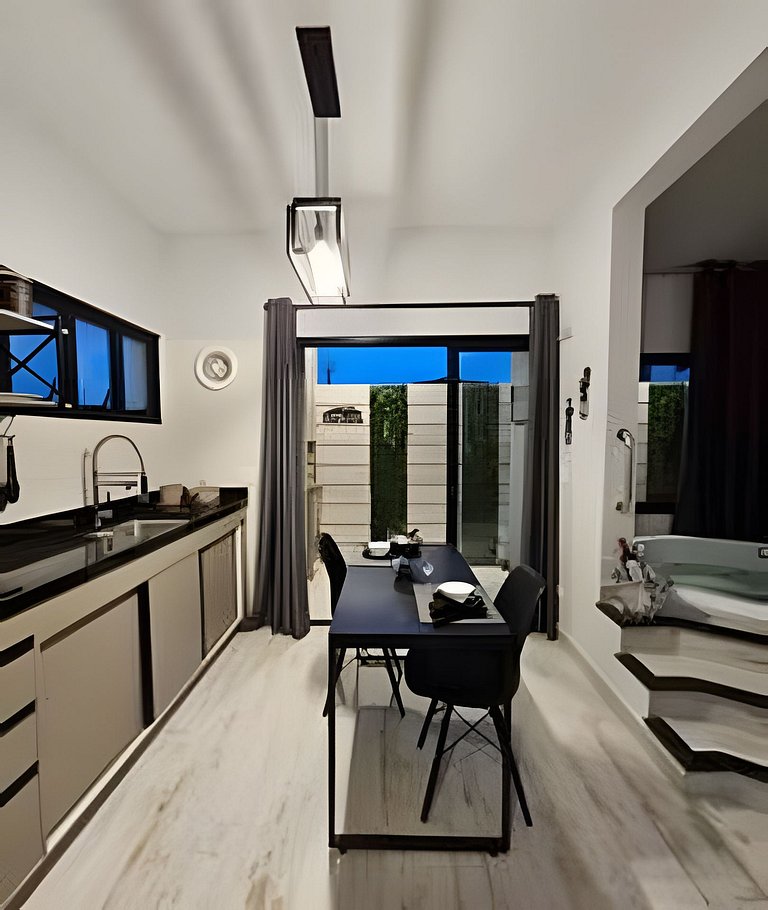 Loft Impecável com Hidro e Churrasqueira 3min Mar