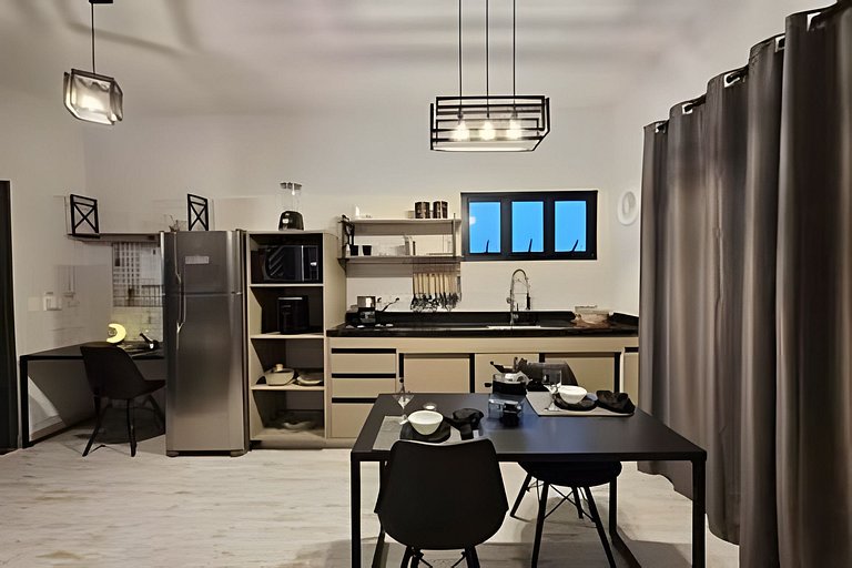 Loft Impecável com Hidro e Churrasqueira 3min Mar