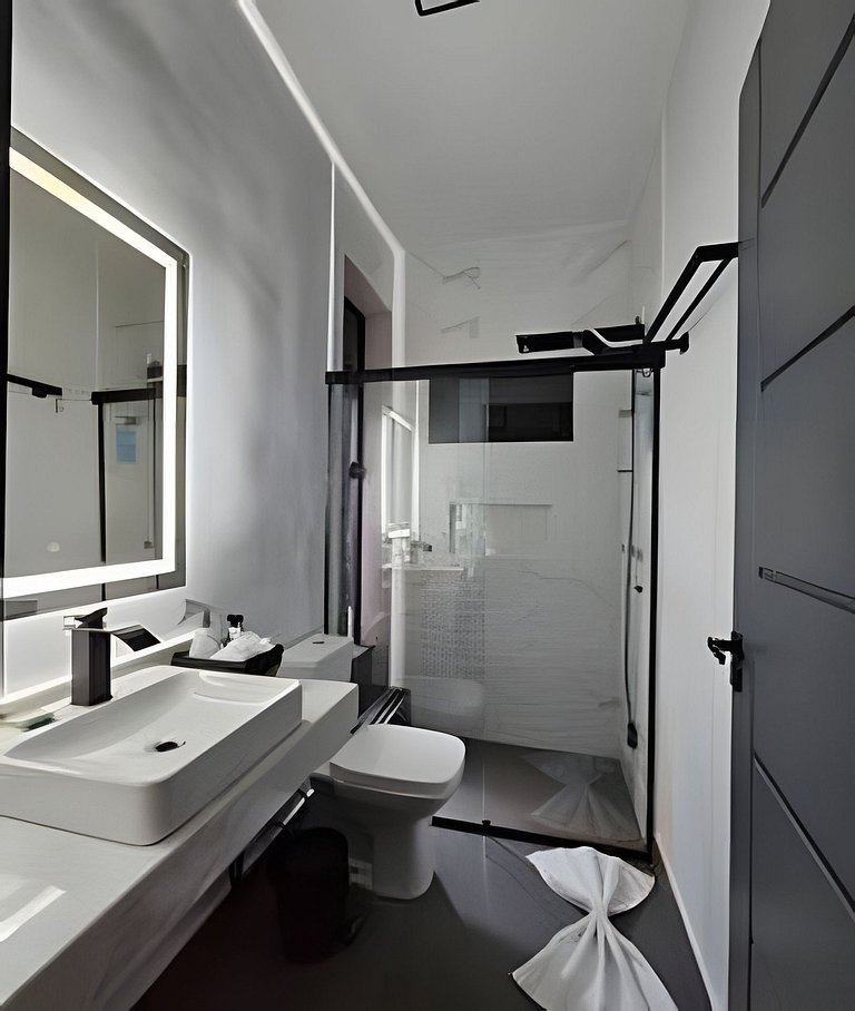 Loft Impecável com Hidro e Churrasqueira 3min Mar