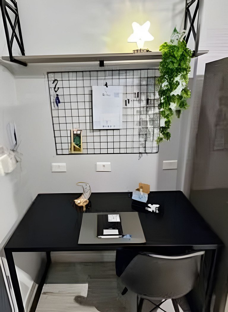 Loft Impecável com Hidro e Churrasqueira 3min Mar
