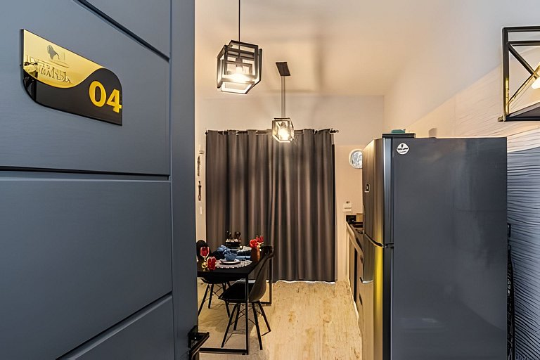 Loft Aconchegante Hidro e Churrasqueira 150m Mar