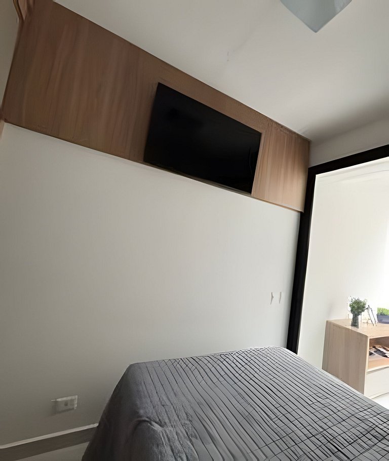 Studio moderno a 2 quadras da Praia Grande