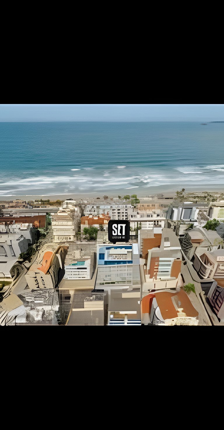 Studio moderno a 2 quadras da Praia Grande