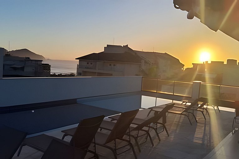 Studio moderno a 2 quadras da Praia Grande